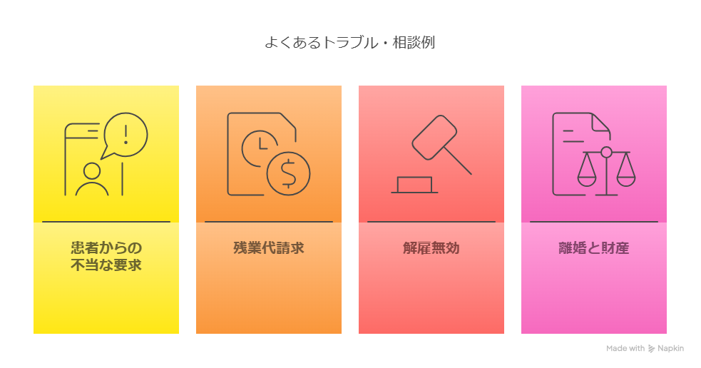 医療法人のトラブル